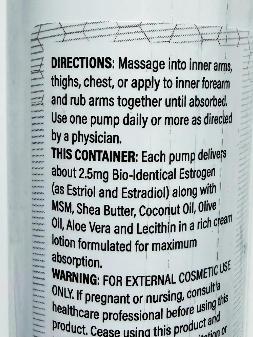 BioLabs Natural Bio-Identical BI-EST 2.5 Cream ~ 2 Month Supply ~ New & Sealed